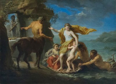 Thetis übergibt Achilles an Chiron von Pompeo Girolamo Batoni