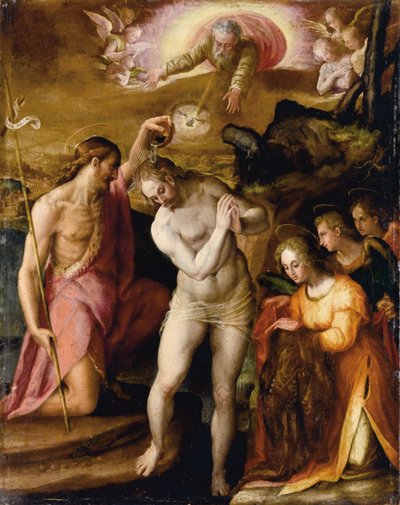 Taufe Christi von Prospero Fontana