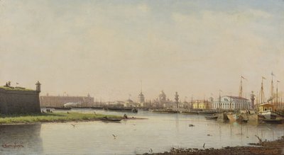 Ansicht von Sankt Petersburg von Pjotr ​​​​Petrowitsch Wereschtschagin