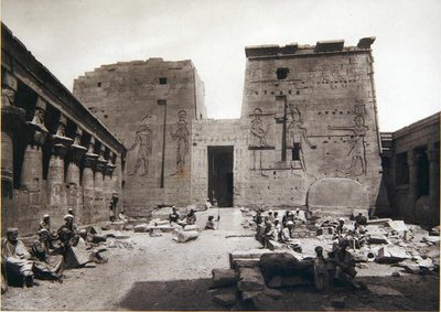 Tempel der Isis in Philae von R.M. Junghaendel