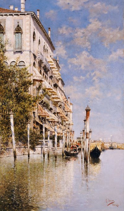 Entlang des Canal Grande von Rafael Senet