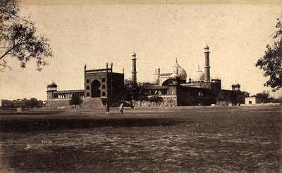Jama Masjid Moschee, Delhi, 1886 von Raja Deen Dayal