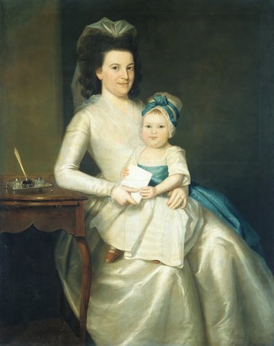 Lady Williams und Kind, 1783 von Ralph Earl