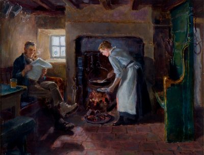 Essenszeit, 1895 von Ralph Hedley