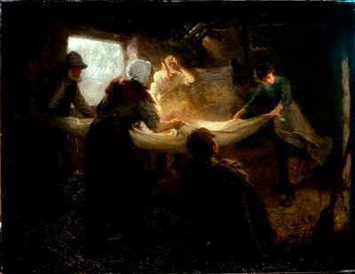 Das Worfelblatt, 1898 von Ralph Hedley