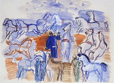 Zirkuspferde von Raoul Dufy