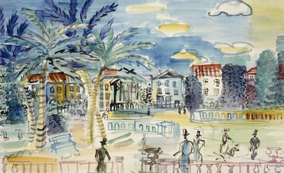 Elegante im Park von Raoul Dufy