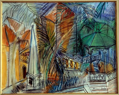 Öffentlicher Garten in Hyères von Raoul Dufy