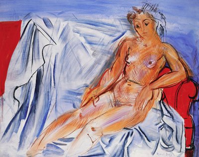Nu au Canape von Raoul Dufy