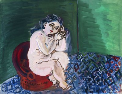 Akt mit Stuhl von Raoul Dufy