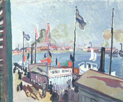 Der Hafen von Le Havre von Raoul Dufy