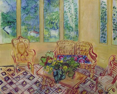 Der Wintergarten in Vernet-les-Bains von Raoul Dufy