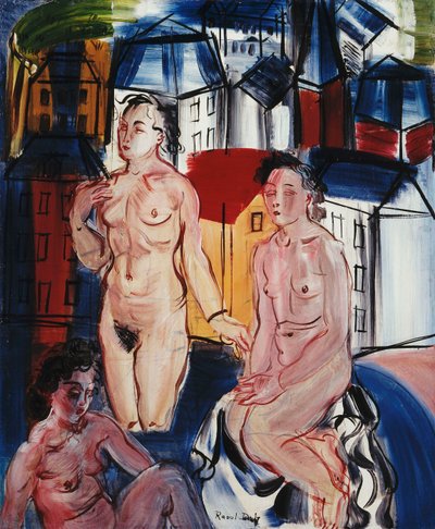 Drei Badende von Raoul Dufy