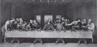 Das letzte Abendmahl, 1800 von Raphael Morghen