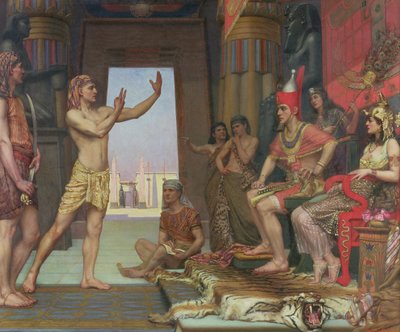 Joseph deutet den Traum des Pharao von Reginald Arthur