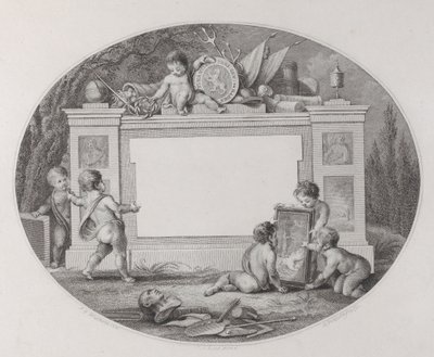 Handelskarte, 19. Jahrhundert von Reinier Vinkeles