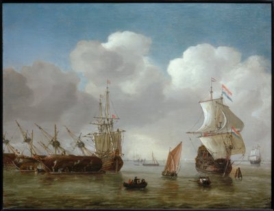 Niederländische Hafenszene von Reinier Zeeman