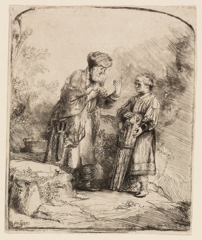 Abraham und Isaak von Rembrandt van Rijn