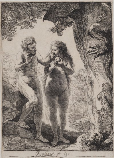 Adam und Eva von Rembrandt van Rijn