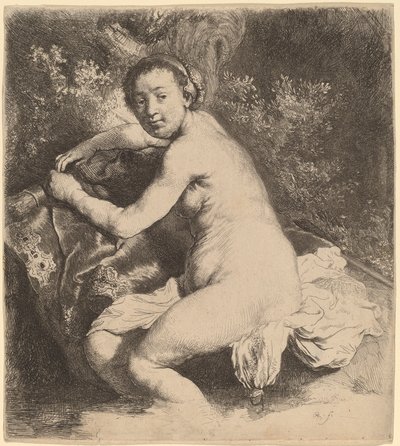 Diana beim Bad von Rembrandt van Rijn