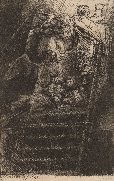 Jakobsleiter von Rembrandt van Rijn