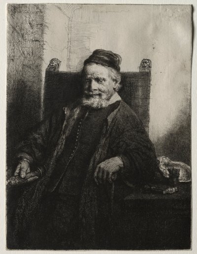 Jan Lutma, Goldschmied, 1656 von Rembrandt van Rijn