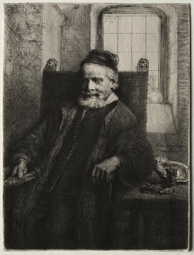 Jan Lutma, Goldschmied von Rembrandt van Rijn
