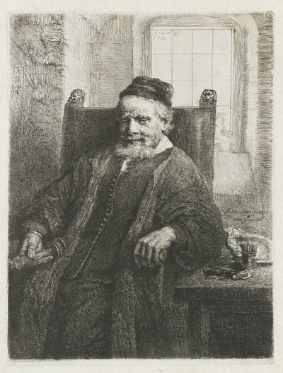 Jan Lutma, Goldschmied von Rembrandt van Rijn