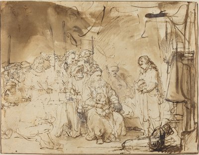 Joseph erzählt seine Träume von Rembrandt van Rijn