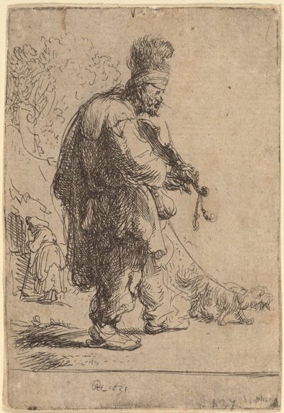 Der blinde Geiger von Rembrandt van Rijn