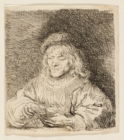 Der Kartenspieler von Rembrandt van Rijn