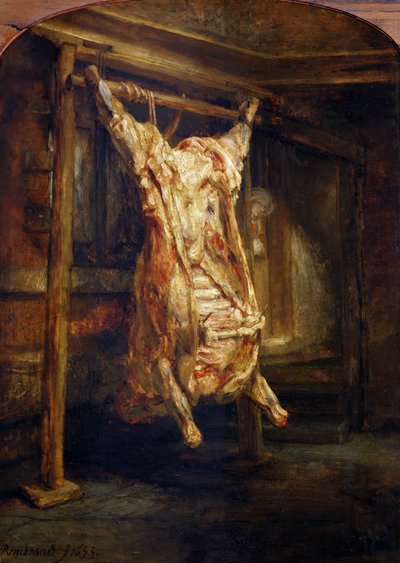 Der geschlachtete Ochse, 1655 von Rembrandt van Rijn