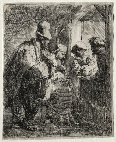 Die schlendernden Musiker von Rembrandt van Rijn