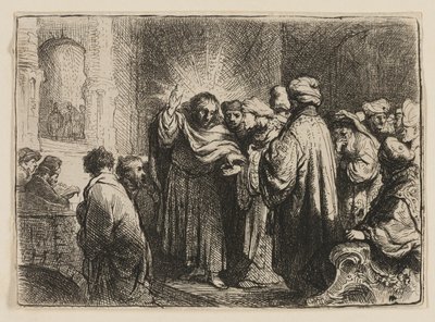 Das Zinsgeld von Rembrandt van Rijn