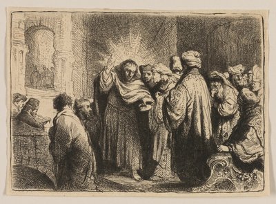 Das Zinsgeld von Rembrandt van Rijn