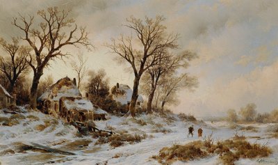Winterlandschaft von Remigius Adrianus van Haanen