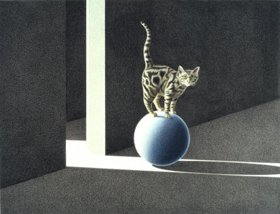Blauer Ball von Rene Boin