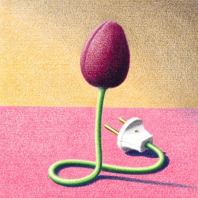 Elektrische Tulpe von Rene Boin