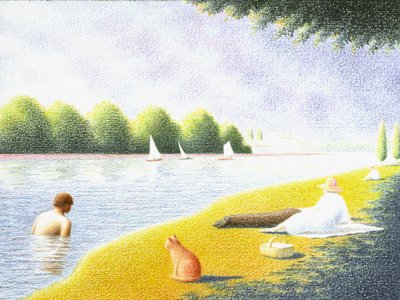 Französischer Fluss von Rene Boin