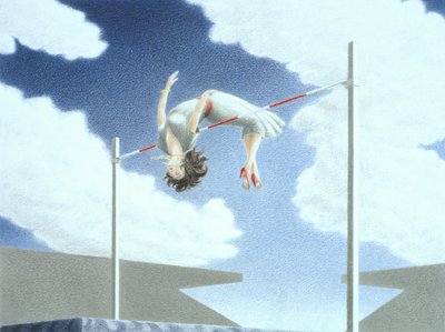 Hochsprung von Rene Boin