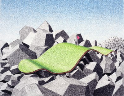 Auf den Felsen von Rene Boin