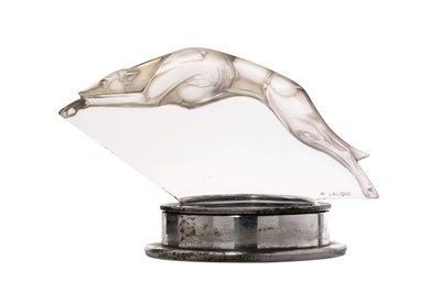 Seltener Levrier-Maskottchen von Rene Jules Lalique