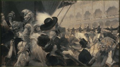 Karussell im Grand-Palais von Rene Lelong