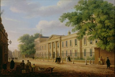 Ansicht des Emmanuel College, Universität Cambridge von Richard Bankes Harraden