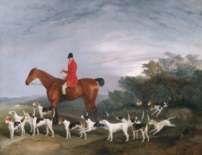 Auf der Jagd, 1841 von Richard Barrett Davis