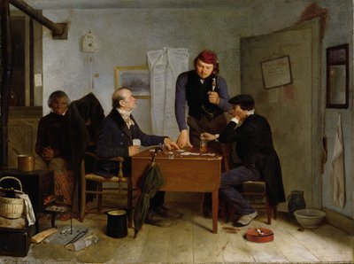 Die Kartenspieler, 1846 von Richard Caton Woodville