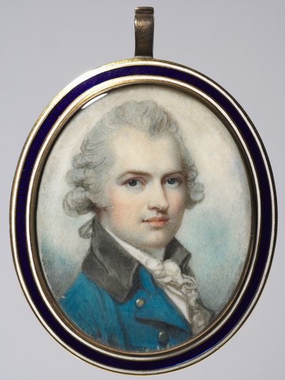 Porträt eines Mannes, um 1790 von Richard Cosway