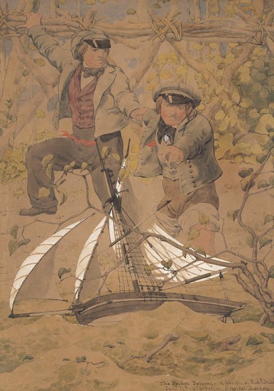 Die verzögerte Post, 1854 von Richard Dadd