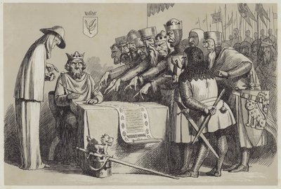 Unterzeichnung der Magna Charta von Richard Doyle