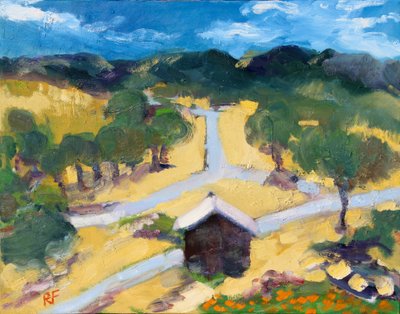 Kreuzende Straßen, Atlas Peak von Richard Fox